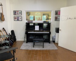 Piano teaching space at Jim Maguire Music