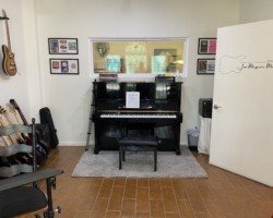 Piano teaching space at Jim Maguire Music